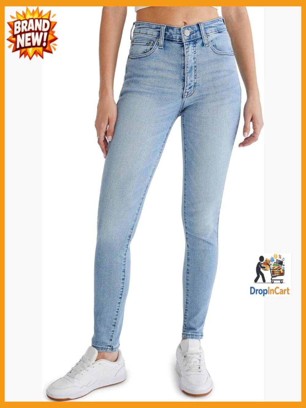 High Waisted Jegging Super Stretchy Skinny Denim Casual Y2K Trendy